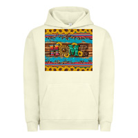 Pigment Pistachio western home wind wheel sunflowers Urban Hoodie - Artiststas