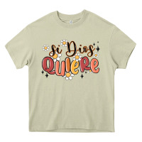 Mossy si dios quiere Heavy Core Tee - MaliasSmallBusiness
