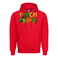 Red pinch proof Zipper Hoodie - FaDigitalArtStudio