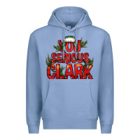 Colony Blue you serious clark bbs Premium Hoodie - BundleAndBundleShop