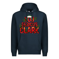 Navy you serious clark bbs Premium Hoodie - BundleAndBundleShop