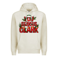 Oatmeal Heather you serious clark bbs Premium Hoodie - BundleAndBundleShop