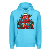Ocean Blue you serious clark bbs Premium Hoodie - BundleAndBundleShop