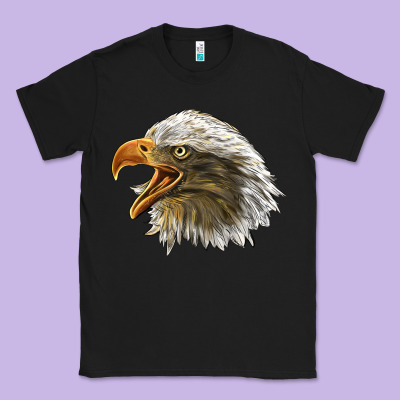 Bald Head Eagle Classic Tee Designed By Lillyallendesigns