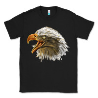 Black Bald Head Eagle Classic Tee - LillyAllenDesigns