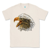 Natural Bald Head Eagle Classic Tee - LillyAllenDesigns