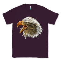 Plum Bald Head Eagle Classic Tee - LillyAllenDesigns