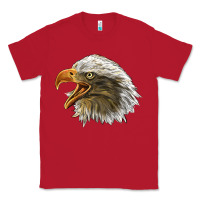 Red Bald Head Eagle Classic Tee - LillyAllenDesigns