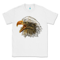 White Bald Head Eagle Classic Tee - LillyAllenDesigns