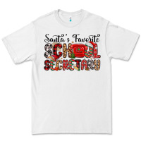 White santa s favorite coffee school secretary Premium Tee - MaliasSmallBusiness