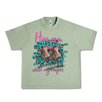 Oil Green Hangin With My Heifers Urban Heavy Tee - Bettercallsaul