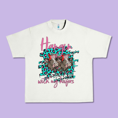 Hangin With My Heifers Urban Heavy Tee Designed By Bettercallsaul