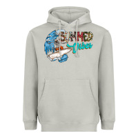 Moon Dust Summer Vibes Heavyweight Hoodie - CowhideDigitalArt