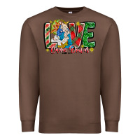 Chestnut Love Came Down Premium Sweatshirt - CowhideDigitalArt