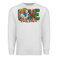 Oatmeal Heather Love Came Down Premium Sweatshirt - CowhideDigitalArt