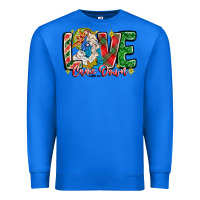 True Royal Love Came Down Premium Sweatshirt - CowhideDigitalArt