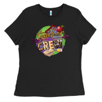 Black teacher crew Ladies Tee - NancyCooperArtShop