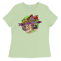 Matcha teacher crew Ladies Tee - NancyCooperArtShop