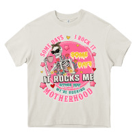 Cream funny motherhood Heavy Core Tee - JahusDesignShop