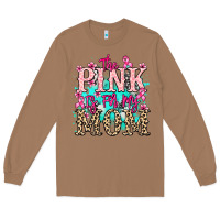 Toasted Coconut The pink is for my Mom Cancer Awareness Long Sleeve Tee - HowdyJamesFarm