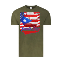 Vintage Olive Puerto Rico Baseball Vintage Tee - Bettercallsaul