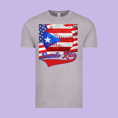 Puerto Rico Baseball Vintage Tee Designed By Bettercallsaul