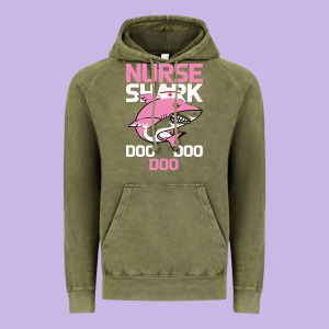 Nurse Shark Doo Doo Doo Vintage Hoodie Designed By Bettercallsaul