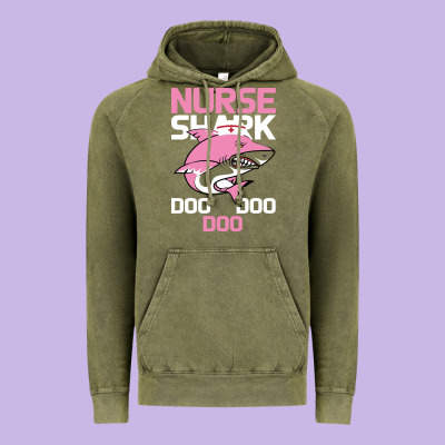 Nurse Shark Doo Doo Doo Vintage Hoodie Designed By Bettercallsaul