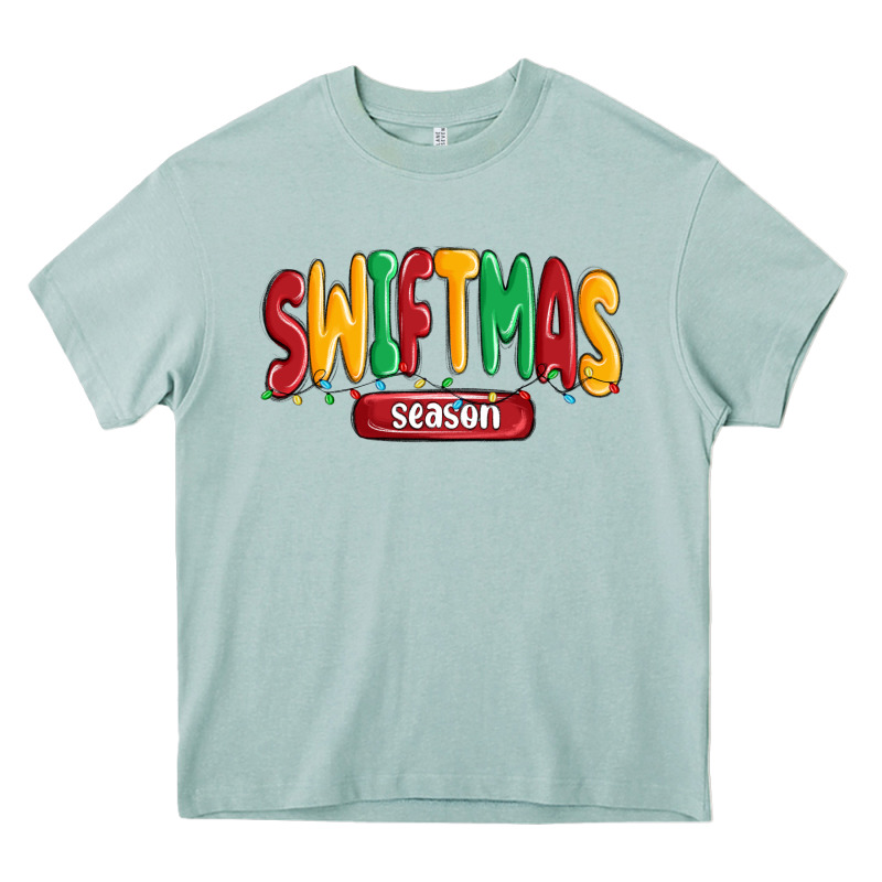 Swiftmas Season Heavy Core Tee by MaliasSmallBusiness | Teevron