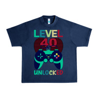 Navy Level 40 Unlocked Urban Heavy Tee - Bettercallsaul
