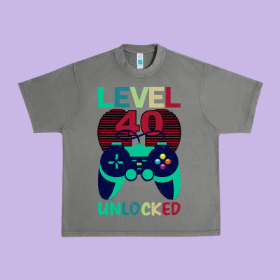 Level 40 Unlocked Urban Heavy Tee Designed By Bettercallsaul