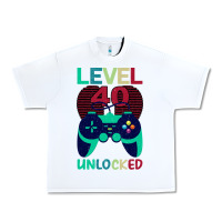 White Level 40 Unlocked Urban Heavy Tee - Bettercallsaul