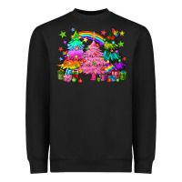 Black pride christmas trees Heavyweight Sweatshirt - HowdyJamesFarm