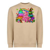 Mushroom pride christmas trees Heavyweight Sweatshirt - HowdyJamesFarm