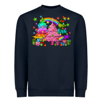 Navy pride christmas trees Heavyweight Sweatshirt - HowdyJamesFarm