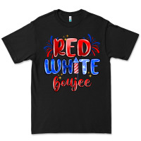 Black red white boujee Premium Tee - MaliasSmallBusiness