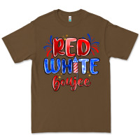 Cacao red white boujee Premium Tee - MaliasSmallBusiness