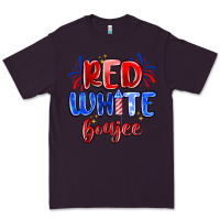 Plum red white boujee Premium Tee - MaliasSmallBusiness