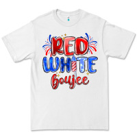 White red white boujee Premium Tee - MaliasSmallBusiness