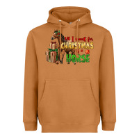 Meerkat All I Want For Christmas Is A Horse Heavyweight Hoodie - LillyAllenDesigns