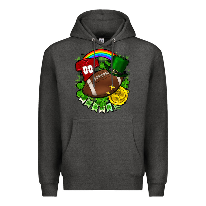 St. Patrick's Day American Football Premium Hoodie by FaDigitalArtStudio | Teevron