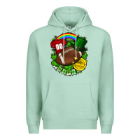 Seafoam St. Patrick's Day American Football Premium Hoodie - FaDigitalArtStudio