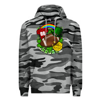 Slate Camo St. Patrick's Day American Football Premium Hoodie - FaDigitalArtStudio