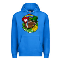 True Royal St. Patrick's Day American Football Premium Hoodie - FaDigitalArtStudio