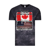 Cloud Black American By Birth Canadian By Blood Patriot By Choice Vintage Tee - Bettercallsaul