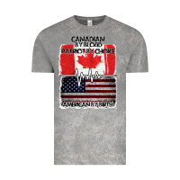 Cloud Rock American By Birth Canadian By Blood Patriot By Choice Vintage Tee - Bettercallsaul