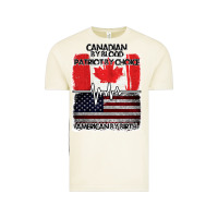 Vintage Arctic American By Birth Canadian By Blood Patriot By Choice Vintage Tee - Bettercallsaul