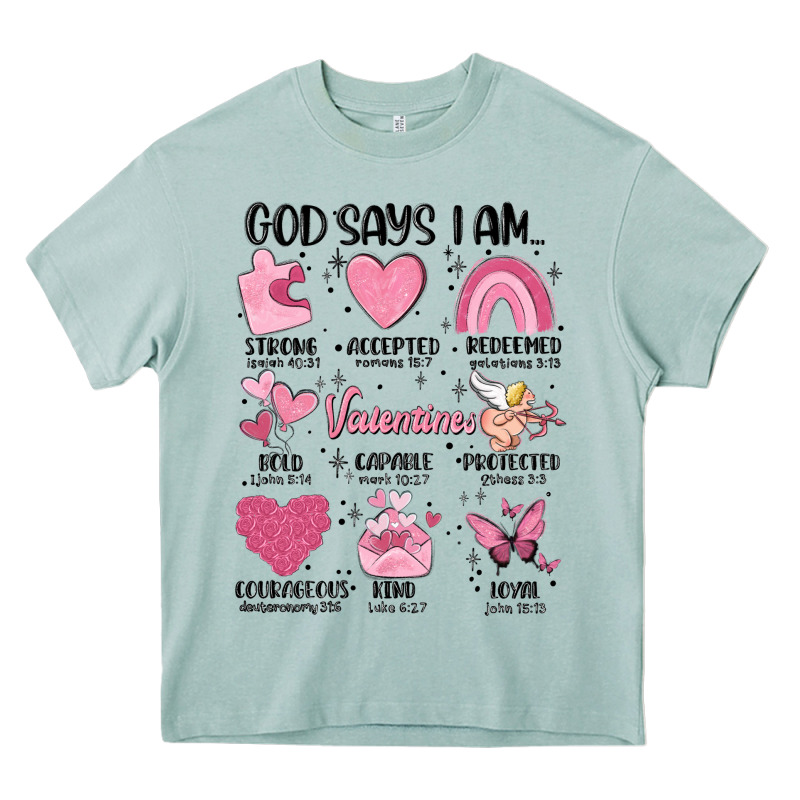 Funny Valentines Heavy Core Tee by MaliasSmallBusiness | Teevron