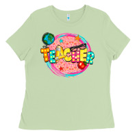 Matcha teacher Ladies Tee - NancyCooperArtShop
