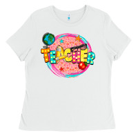White teacher Ladies Tee - NancyCooperArtShop